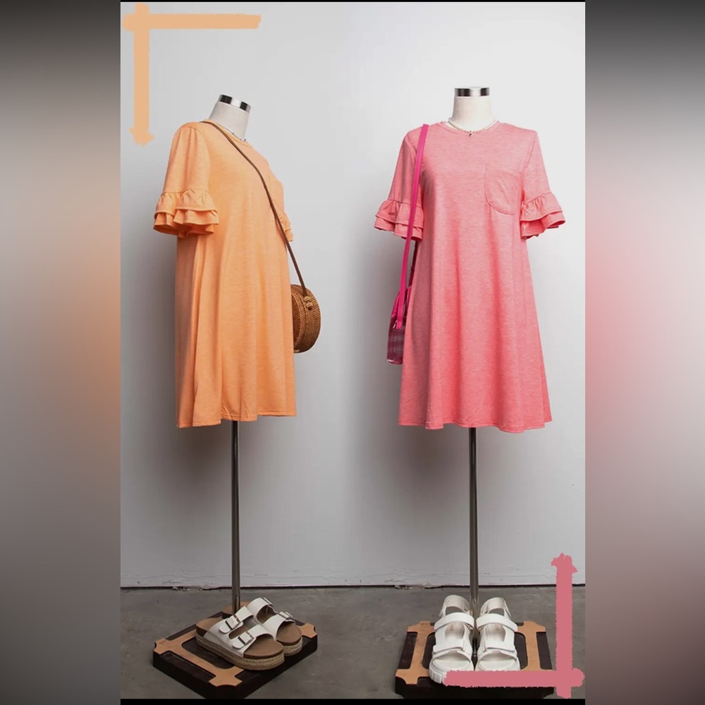 MANGO Ruffle Sleeve Dress - Picture 8 of 8